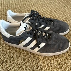 Adidas Gazelles in grey nubuck size men’s 9
